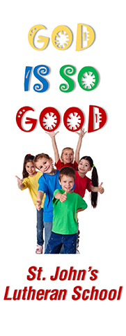 Christian grade school theme Banner