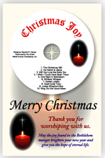 Very First Christmas - Give-Away Christmas Card with CD