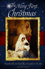 Christmas Church Worship Bulletin - Very First Christmas
