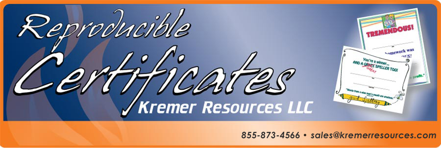 Kremer School Certificates