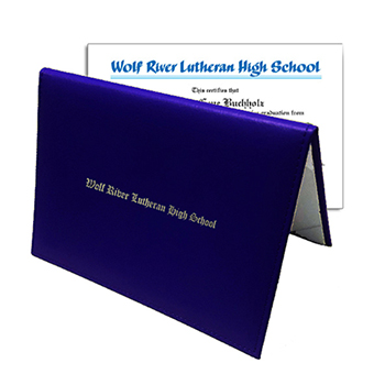 Middle School Diploma Printing